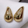 Pearl Golden Tea Drop Earrings