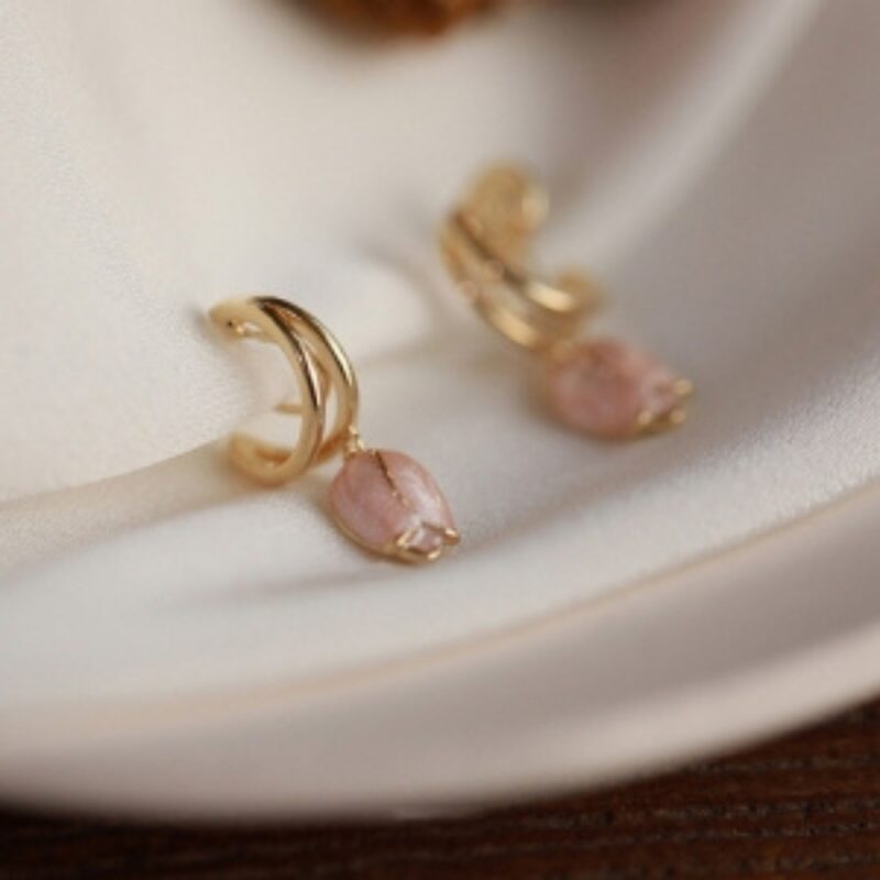 Tulip Dangle Earrings - Image 2
