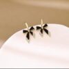 Black Bow Pookie Earring