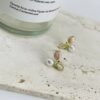 Tulip Pearl Flower Earrings.