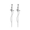 Butterfly Tassel Drop Earrings