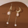 Tulip Chain Drop Earrings