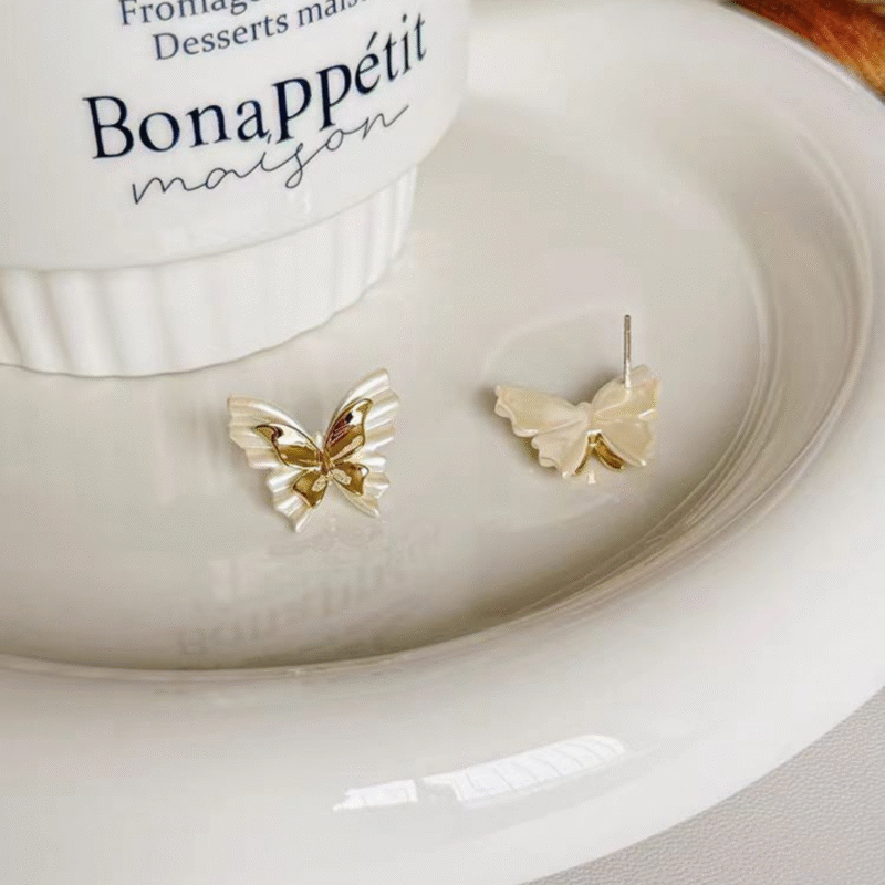 Bonappeti Maison butterfly stud earrings. - Image 3
