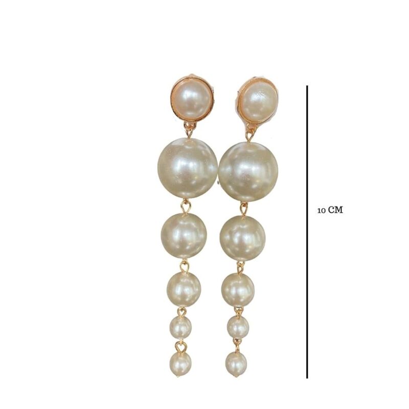 long pearl earrings - Image 3