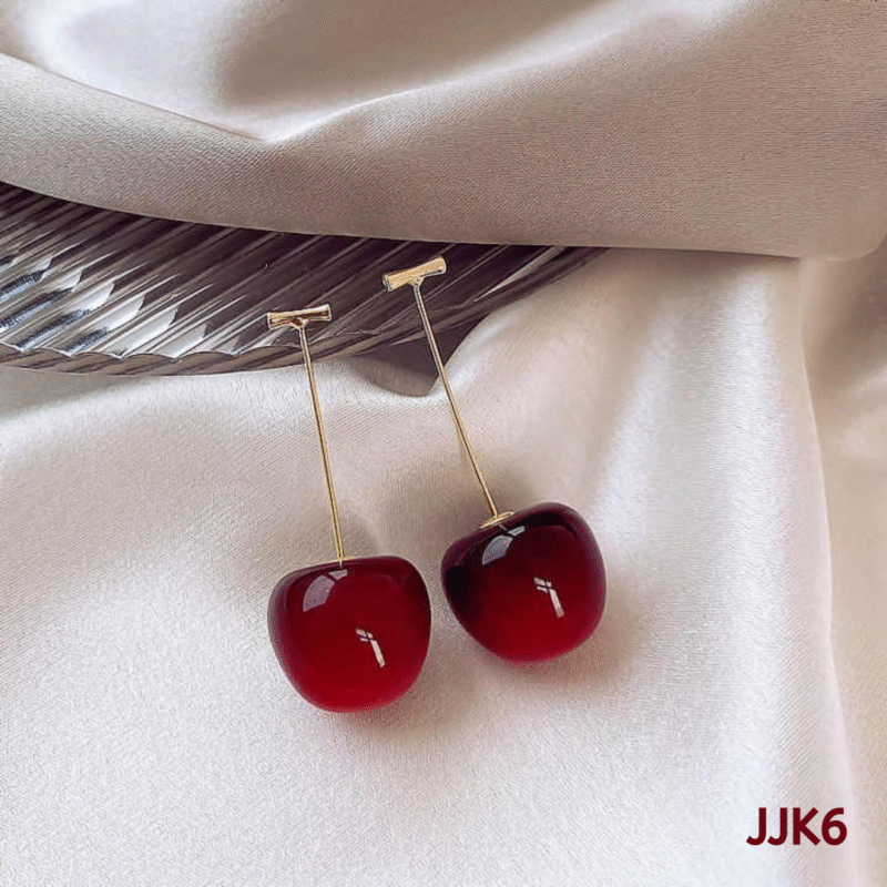 Cherry Drop Earrings