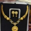 gold-plated Austrian stone necklace set