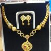 Kalpna Sales Surat Gold Plated Austrian Stone Necklace Set.