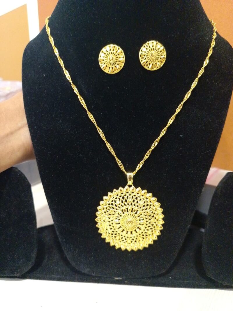gold-plated pendant set - Image 2