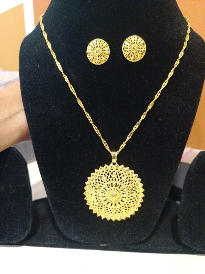 gold-plated pendant set - Image 3