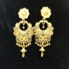 gold-plated earrings,