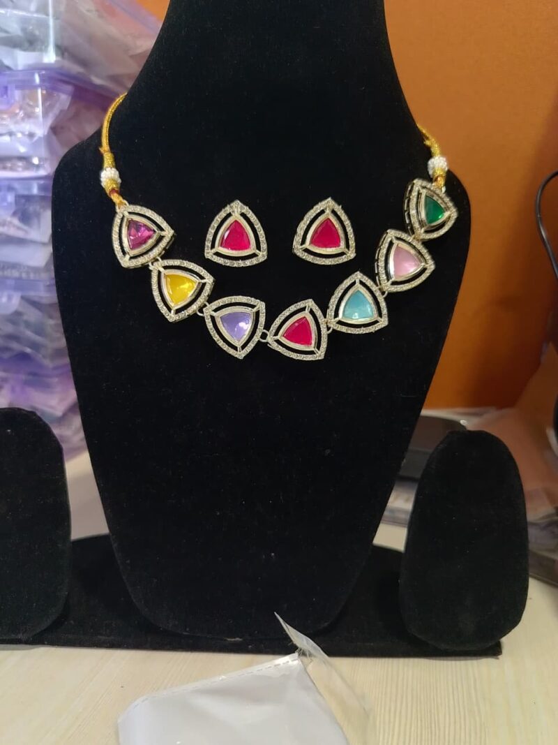 JN Handicraft Alloy Multicolor Jewellery Sets: - Image 2