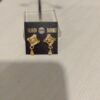 gold-plated American Diamond (AD) stud earrings