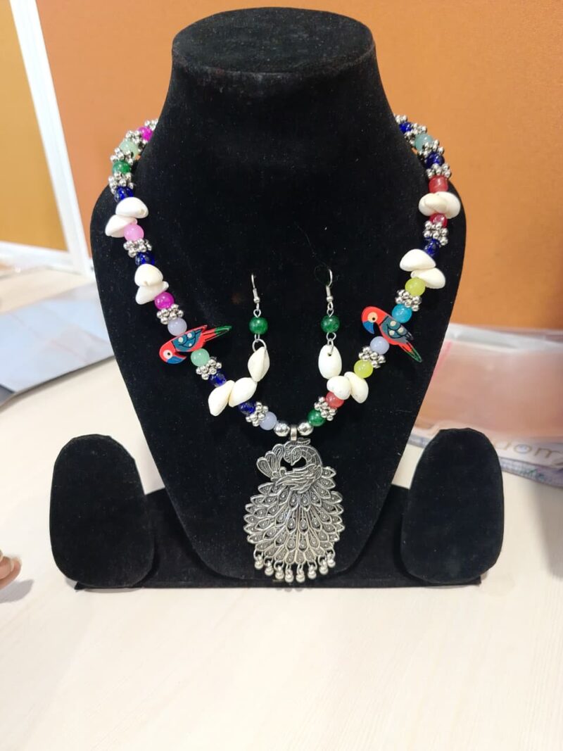 Navratri Special Traditional Necklace & Earrings Set