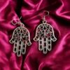 Big Hamsa Hand EarringsJJ013