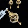 Fancy Beautiful Gold-Plated Pendant and Earring Set for Women,