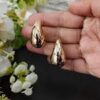 gold teardrop earrings,