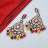 Fancy Kundan or Polki Earrings