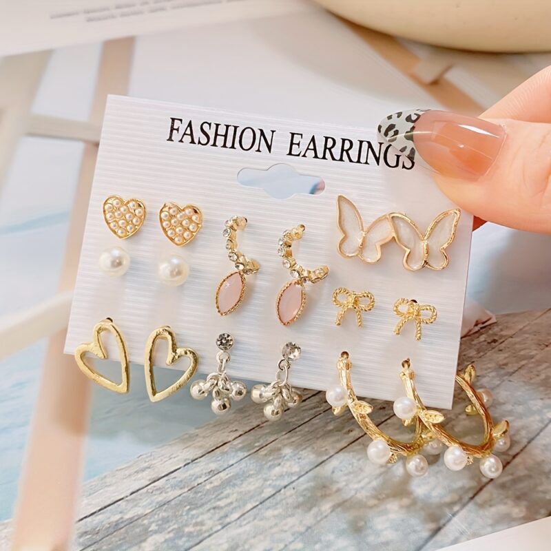 Kombo Korean Fashion Jewelry Earring Set - Image 2