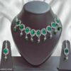 Green Stone Necklace Set